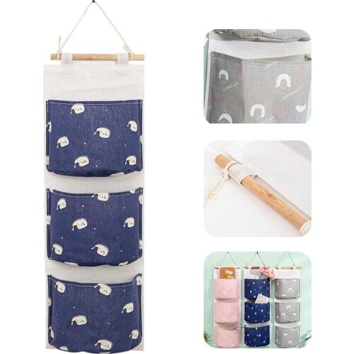 Hanging Organizer for Small Things Waterproof Storage Bag Toys Cosmetics Sundries Storage Bag Wardrobe Closet Organizer