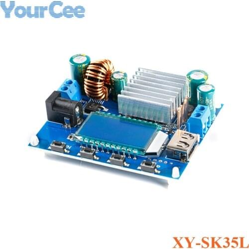 XY-SK35L CNC Buck-boost Voltage Converter LCD Display CC CV Adjustable Step UP Down Power Supply Module 35W 4A Solar Charging