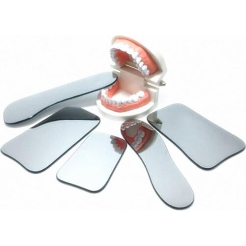 5 PCS/SET Dental Orthodontic Dental Photography Double-Sided Mirrors Dental Tools Glass Material Dentistry