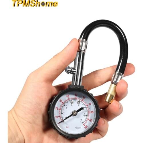 Universal Long Tube Tire pressure gauge meter 0-100Psi High-precision Tyre Air Pressure Tester For Car Motorcycle
