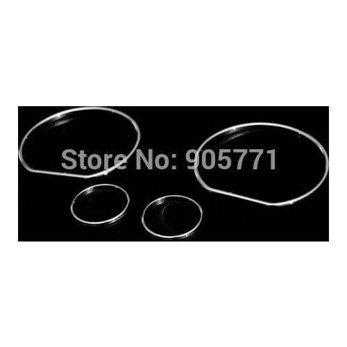 High Quality Chrome Dashboard Gauge Ring Bezel Dial Ring Set for VW Polo 6N 94-99 Free Shipping