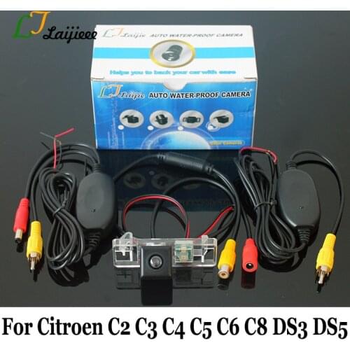 Rear Camera For Citroen C2 C3 C4 C5 C6 C8 DS3 DS5 / HD CCD Night Vision Car Backup Parking Camera / Wireless Auto Reverse Camera