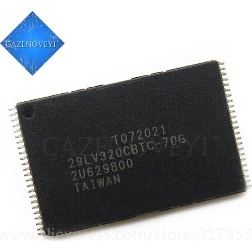 5pcs/lot MX29LV320CBTC-70G MX29LV320CBTC-70 29LV320CBTC-70 MX29LV320 TSOP-48 In Stock