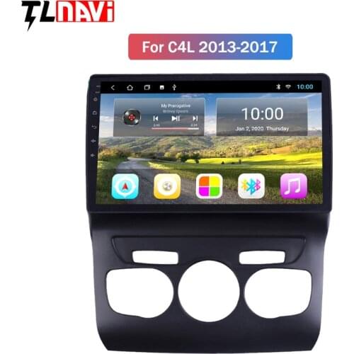 2G RAM Car Radio For Citroen C4L 2013-2017 Android 10 HD 10.1 inch Head Unit GPS Navigation Multimedia Player