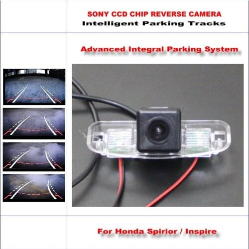Car Rear Camera For Honda Spirior/Inspire 2008-2012 Intelligent Parking Tracks Backup Reverse Dynamic Guidance Tragectory CAM