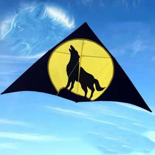 Free shipping large wolf kite cometas infantiles kite surfing flying outdoor kite reel walk in sky kites for adults parachute