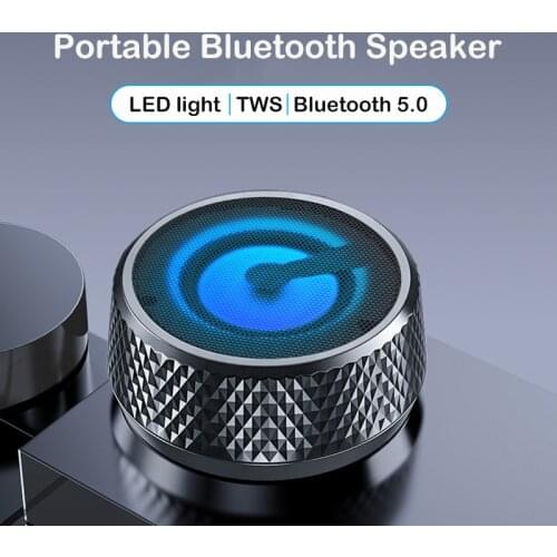 Wireless Bluetooth Speaker Portable Mini Speakers LED Outrdoor Bass Column 600mAh Caixa De Som Hands Free Call TF BoomBox Music