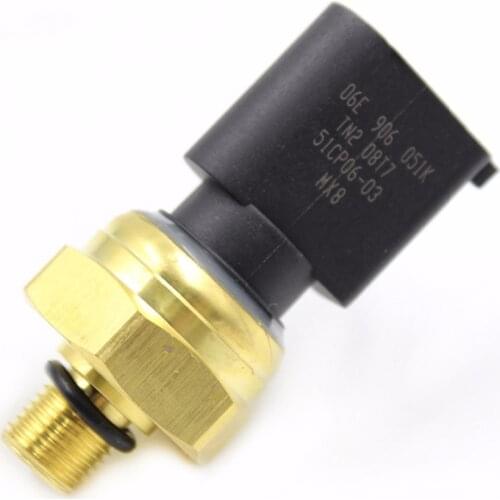 Fuel Oil Pressure Sensor For Audi A3 Q5 S4 SQ5 R8 TT Volkswagen Golf Jetta Touareg Passat 06E906051K 51CP06-03