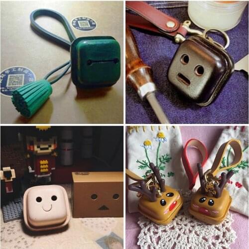 Designer leather craft template square modeling fixed plastic nylon mould leather punches tool set deri el aletleri