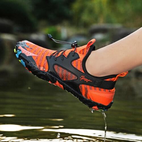 Breathable Quick-Dry Mens Womens Water Sports Shoes Non Slip Barefoot Upstream Beach Shoes Outdoor Footwear Wading Shoe
