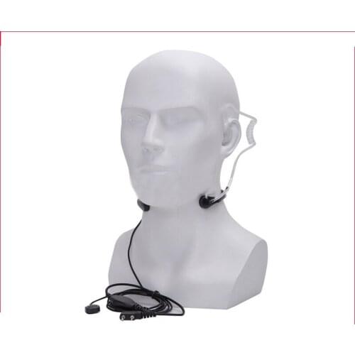 BAOFENG PTT Throat Headset Headphone Microphone Mic Earpiece Headset for Walkie Talkie UV-5R UV-5RE Outdoor Activity Equipment