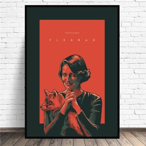 Frame Fleabag Canvas Wall Movie Art Print Modern Poster Wall Picture Wall Modern Minimalist Bedroom Living Room Decoration