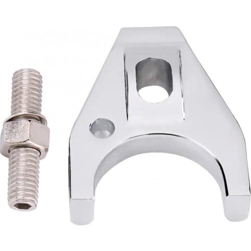 Chrome Billet Aluminum Distributor Clamp Hold Down for Chevy SBC BBC SB BB HEI Electronic