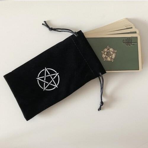 Tarot Cards Storage Bag Drawstring Bags Pouch Table Deck Game Board Games For Playing Card Organizer Storage Bags Entertainment
