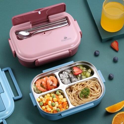316 Stainless Steel Lunch Box Sealed and Insulated with Lid Soup Bowl Tableware Portable Lunch Box