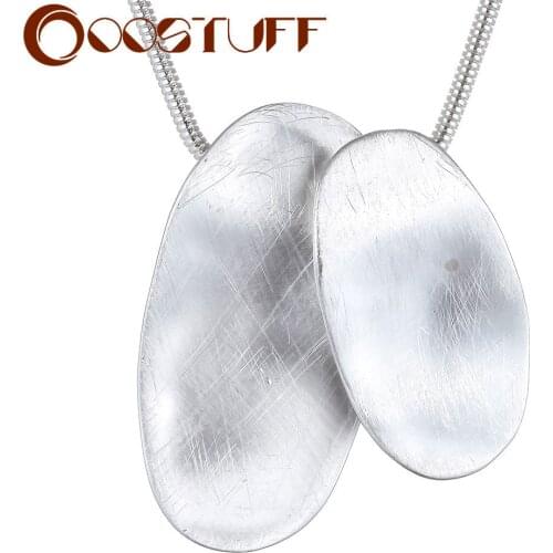 Trendy Jewelry for Women Long Chain Necklace Silver Color Pendants Suspension Decoration Statement Choker Accessories Gift 2020