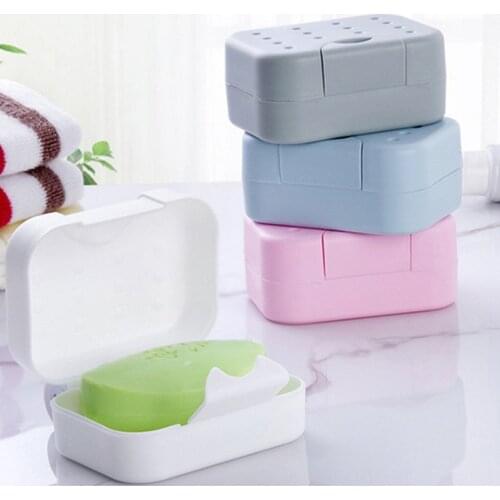 Soap Box Travel Soap Dish Box Case 2019 New Mini Portable Holde Brand Soap Dishes Bathroom Washing Supplies