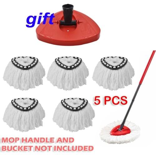 360 Rotating Triangular Ocedar Spin Mop Head Pad Mopa Replacement Refill Microfiber Spinning Floor Cleaning for Vileda O-Cedar