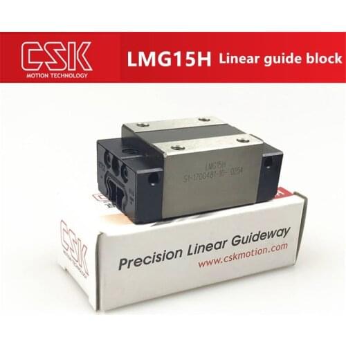 Original Taiwan CSK linear guide block LMG15H Slider Blocks Linear Guideway Carriage