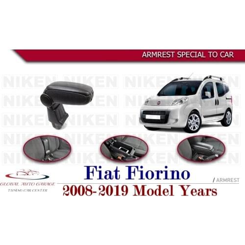 For Fiat Fiorino Armrest 2008-2019 Car Accessories Storage Box Easy Install Universal Cup Holder Interior Auto Charging USB Fast