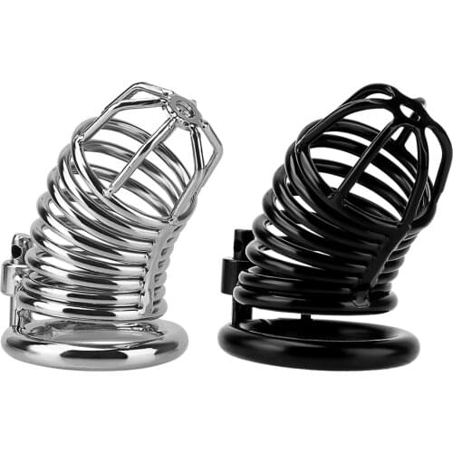 Cock Lock Adult Games Belt Bird Metal Cage Penis Ring Male Chastity Device Restraint Ring Sex Toy For Men Stainless Steel