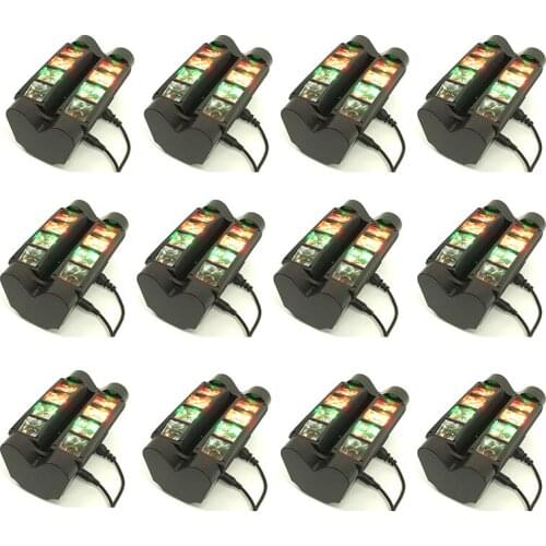 12pcs/lot stage led dj lights moving head leds spot beam mini led effect Spider 8x10W RGBW Beam Lights
