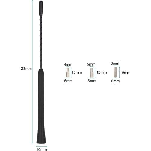 9" Car Radio Universal Flexible Anti Noise Aerial Car Roof Antenna