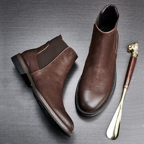 Мужские ботинки челси Vogu Homme China At AliExpress