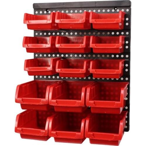 ABS Wall-Mounted Storage box Tool Parts Garage Unit Shelving Hardware screw Tool organize Box Components tool box