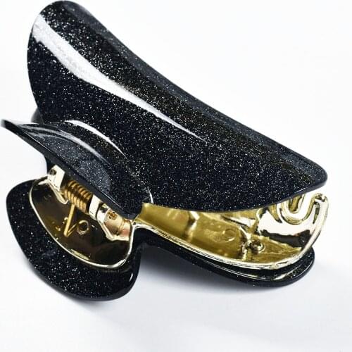 9cm Big Hair Clips For Women Fashion Glitter Acrylic Large Her Crab Clamp Claw Girl Hairpins 2021 Accessories Haircrab 25005