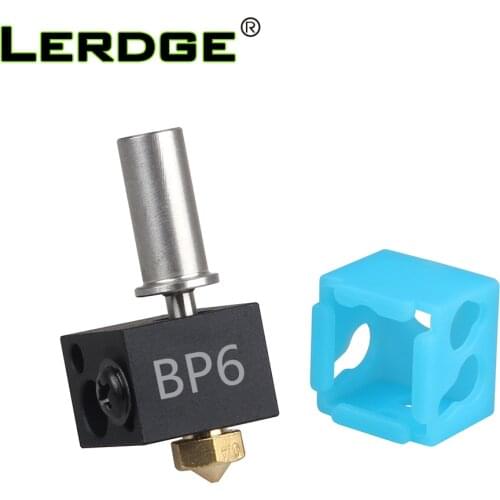 LERDGE 3D Printer BP6 Hotend J-head Parts 0.4mm 1.75mm Nozzle High Temp and Low Temp Replace V6 Accessories Extruder Kit