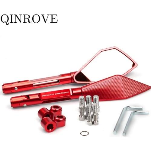 8/10MM CNC Aluminum Motorcycle Rearview Mirror Universal Side Mirror For Yamaha XJR1300 MT07 MT 09 Xmax NMAX 155 FZ1 FZ6 FZ25