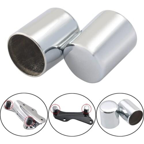 Docking Hardware Point Cover For Harley Sportster Softail Dyna Road King Electra Street Glide Motorcycle Chrome Protective Cap