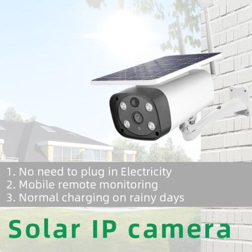 1080P IP Camera WIFI Wireless Solar Panel Battery Security Camera 2MP PIR Two Way Audio Waterproof Surveillance Camera in Stock