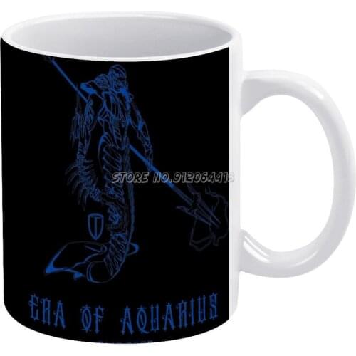 Aquarius Era Tyberjan Coffee Mugs Ceramic Personalized Mugs 11 Oz White Mug Tea Milk Cup Drinkware Travel Mug Aquarius Era Tyber