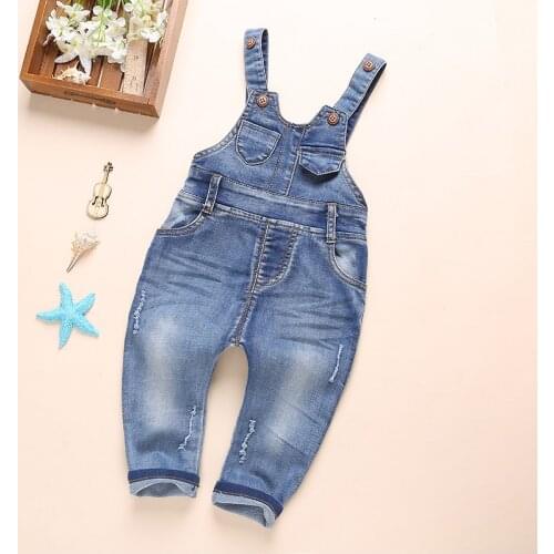 Children Baby Boy Jeans Pants Toddler Fashion Classical Cowboy Trousers High Qulity 2018 New Style Kids Clothing