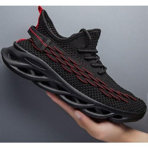 Sooneeya Brand Fish Scale Flats Cool Hollow Blade Casual Shoes Men Bouncing Male Sneakers Height Increasing Walking Gym Shoe Man