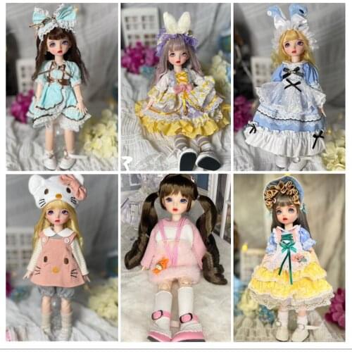 Handmade customized doll 1/6 DIY BJD doll Selling With clothes