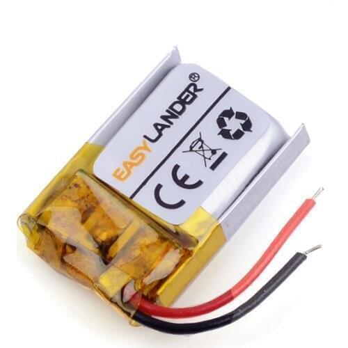 3.7V polymer lithium battery 301014 micro device Bluetooth headset toy 40mAH 301015