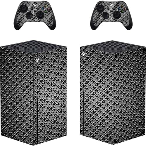 Metallic Matte Style Xbox Series X Skin Sticker for Console & 2 Controllers Decal Vinyl Protective Skins Style 1