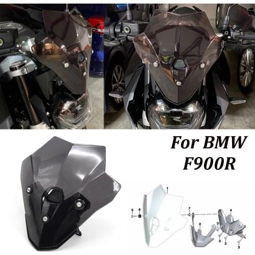 NEW Motorcycle Accessories F900R Front Windshield Windscreen Airflow Wind Deflector For BMW F 900R F900 R