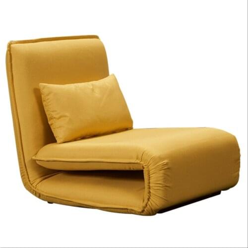 Single sofa Japanese sofa chair folding recliner chair modern simple bedroom balcony bay window small recliner chair