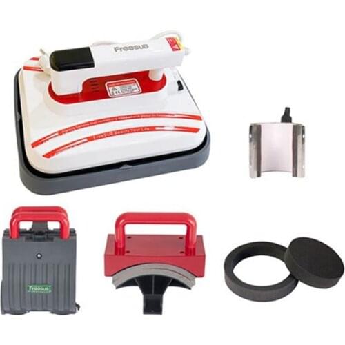 US Stock 12 x 10'' 5in1 Portable Iron T-shirt Heat Press Transfer Printing Machine With Mug and Cap Heater