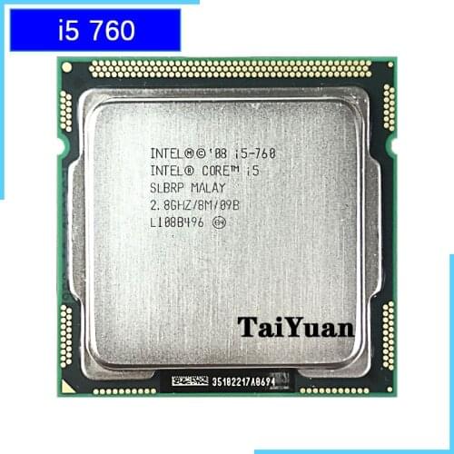 Intel Core i5-760 i5 760 2.8 GHz Quad-Core CPU Processor 8M 95W LGA 1156