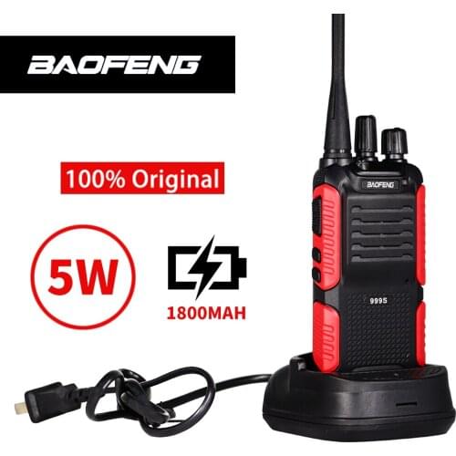 Baofeng 5W Two-way Radio BF-999S Plus Long Range 10km Walkie Talkie BF-999S(2) Upgrade BF-888S Wireless Intercom Ham Radio