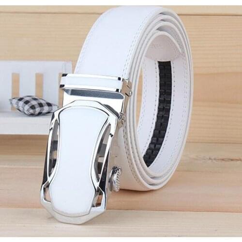 Fashion Designer Leather Strap Male Automatic Buckle Belts for Men Authentic Girdle Trend Mens Belts Ceinture,Cinto Masculino