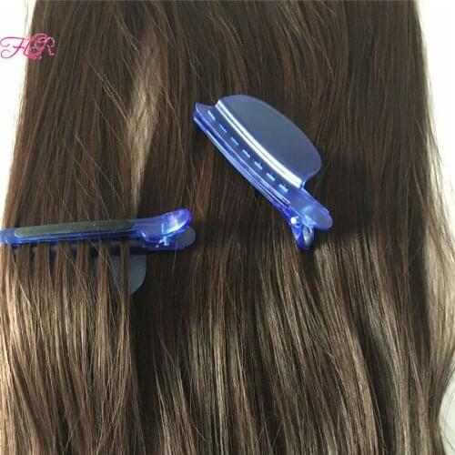 Sectioning clips,Wholesale Easy/ Speed Separator Clips Blue Color 10pcs for Hair Extension Free Shipping