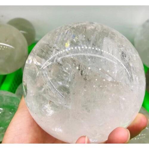 1pc Natural Clear Quartz Crystal Ball Spheres 90mm-120mm For Healing