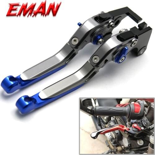 Folding Extendable Adjustable CNC Motorcycle Clutch Brake Levers Accessories FOR YAMAHA FZ 6 FZ6 FAZER 2004-2010