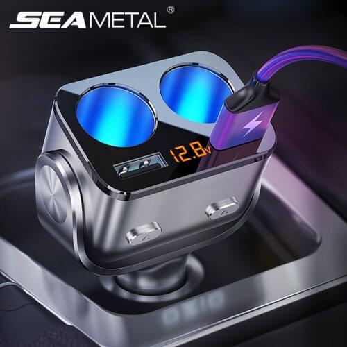 QC3.0 USB Car Charger 12V Auto Cigarette Lighter Socket Splitter for Mobile Phone Quick Charging Dual USB Sockets Accessorice